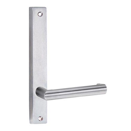 Lockwood 4905 Square End Plate with 155 Lever Satin Chrome 4905/155SC