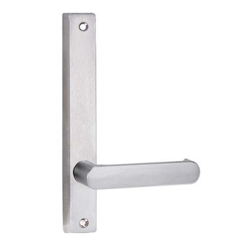 Lockwood 4905 Square End Plate with 166 Lever Satin Chrome 4905/166SC