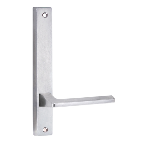Lockwood 4905 Square End Plate with 178 Lever Satin Chrome 4905/178SC