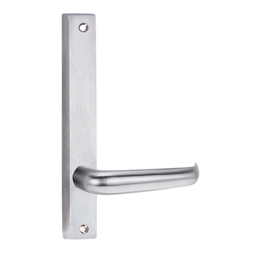 Lockwood 4905 Square End Plate with 180 Lever Satin Chrome 4905/180SC