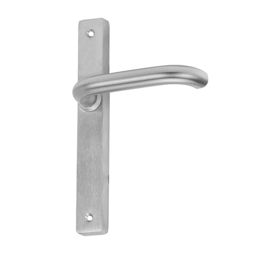 Lockwood 4980 Square End Plate with 90 Degree 70 Lever Satin Chrome 4980/70SC