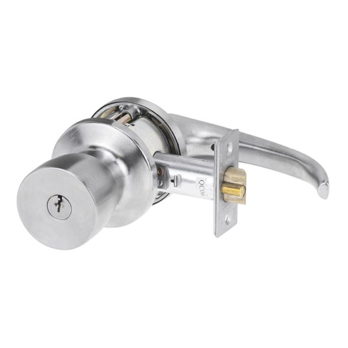 Lockwood Classroom Knob and Lever Lock Set Satin Chrome 536-936SC