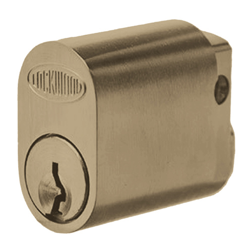 Lockwood C4 570E Extendable Base Cylinder With U Cam 5KD Aged Brass 570E/AG