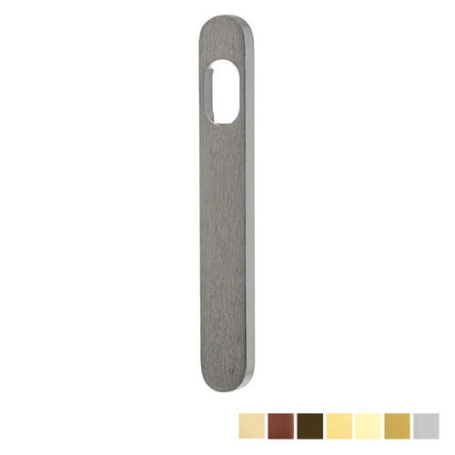 Lockwood 5800 External Round End Plate with Cylinder Hole - Available in Various Finishes