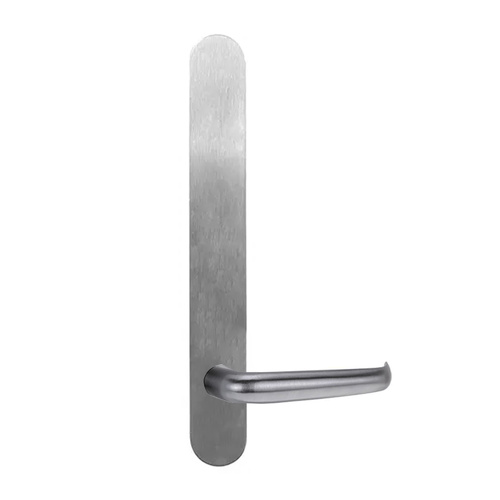 Lockwood 5805 Round End Plate With 180 Lever Satin Chrome 5805/180SC
