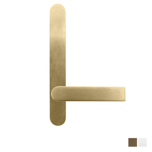 Lockwood 5805 Round End Plate With 59 Lever - Available in Various Finishes