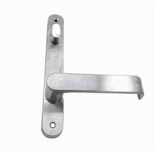 Lockwood 5904 Round End Plate with Turn and 59 Lever Satin Chrome 5904/59SC