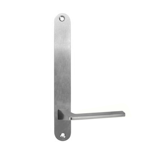 Lockwood 5905 Round End Plate With 178 Lever Satin Chrome 5905/178SC