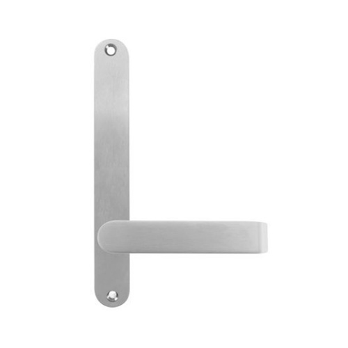 Lockwood 5905 Round End Plate With 59 Lever Satin Chrome 5905/59SC
