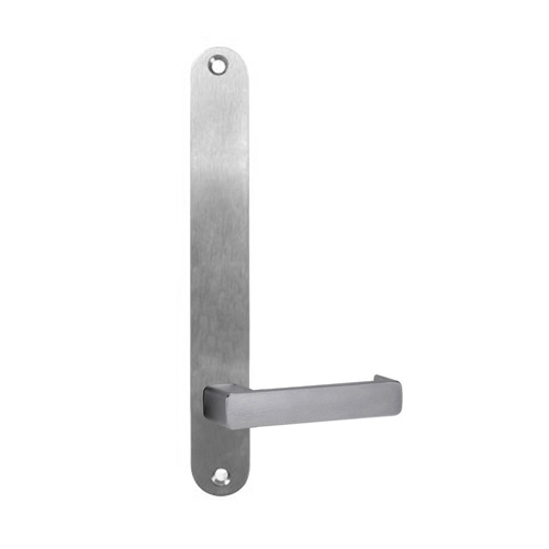 Lockwood 5905 Round End Plate With 76 Lever Satin Chrome 5905/76SC