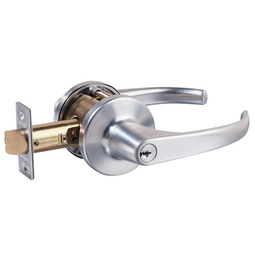 Lockwood 930 Series Storeroom Lever Set Satin Chrome Fire Rated KD 938SC 