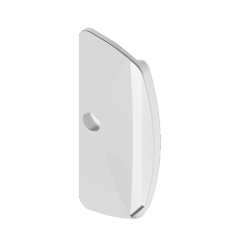 Lockwood Onyx Flat Outer Pull with Cylinder Hole White 9A0C0XXWH