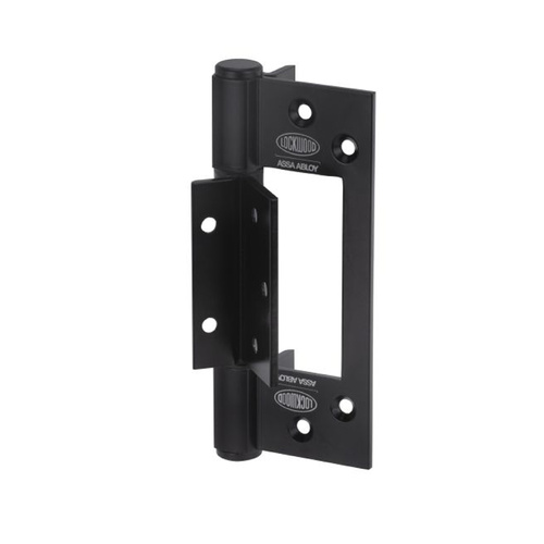 Lockwood Fast Fix Commercial Aluminium Hinge Matt Black AH130BLK