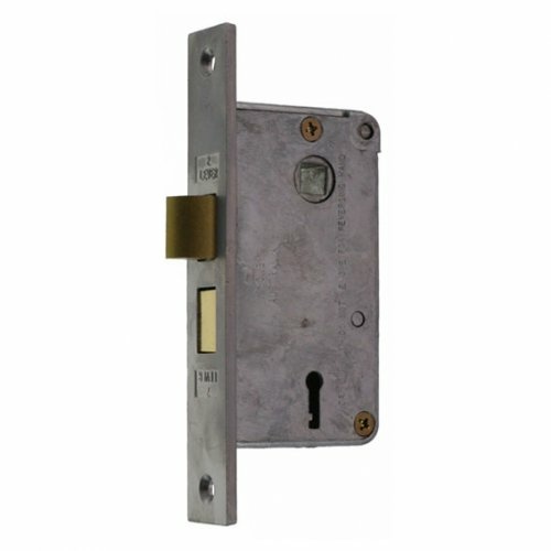 Lockwood Mortice Lock 30mm Backset Narrow Style Satin Chrome L1701SC
