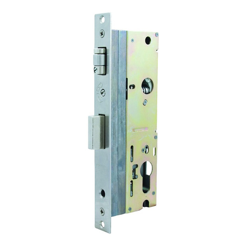 Lockwood Optimum 1 Point Roller Bolt Lock 40mm Backset Satin Stainless Steel OP40/1RBS/SS