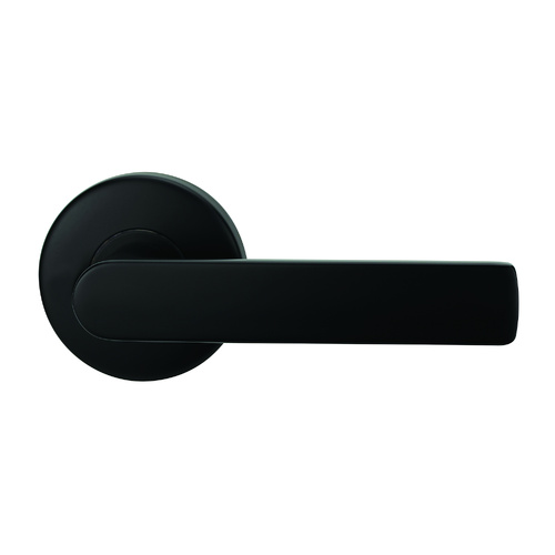 Lockwood Door Handle Velocity Element L3 Passage Lever Set Matt Black VEL1/L3MBK
