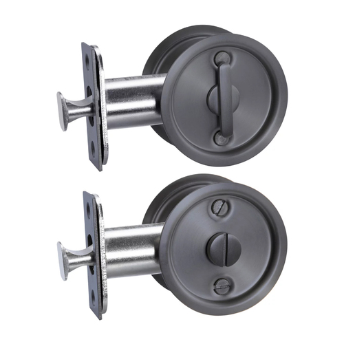 Lockwood Vivid Cavity Door Slider Privacy Set Gunmetal PVD VIVCAV2/GMPVD