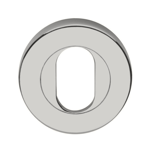 Lockwood Velocity Round Oval Cylinder Escutcheon 55mm Satin Chrome VSR6/SC