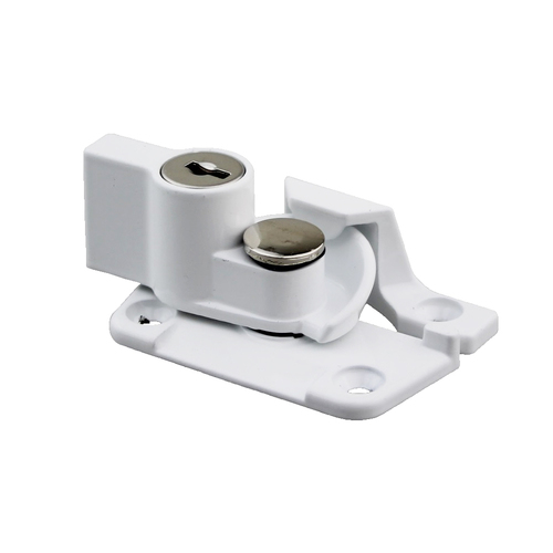 Whitco Window Sash Lock Wide Base Lockable Keyed Alike White W273616
