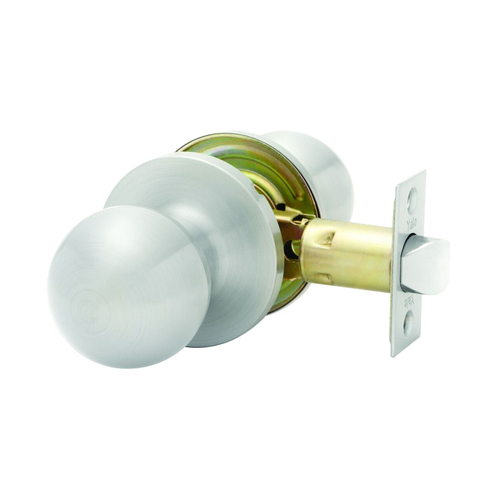 Yale Commercial Key in Knob Passage Set 60mm Satin Stainless Steel YK16/PAS/SS