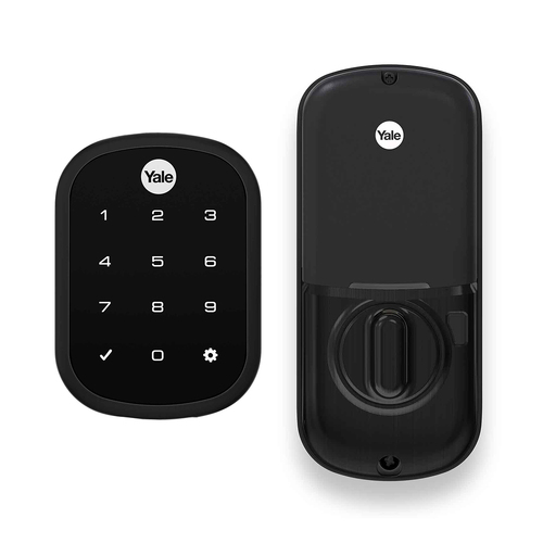 Yale Assure SL Smart Digital Deadbolt Door Lock Home Kit Matt Black YRD256HKMBK