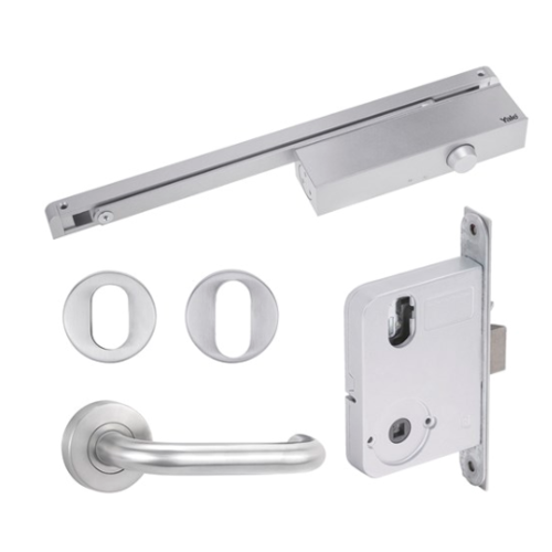 *Nonreturnable Item* Yale Simplicity Series Door Kits Mortice Lock S2 Lever Set With Turn YSK/S2TSS (MTO 4)