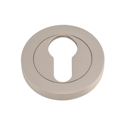 Alexander & Wilks Escutcheon Euro Profile 50mm Satin Nickel AW390SN