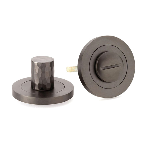 Alexander & Wilks Hammered Thumbturn and Release 50mm Dark Bronze AW793DBZ