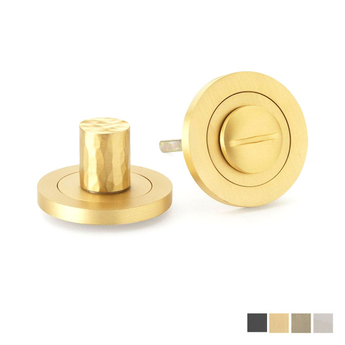Alexander & Wilks Hammered Thumbturn and Release 50mm - Available in Various Finishes