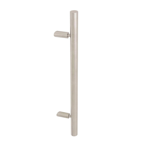 Barben Cranked Entrance Door Handle Back to Back 1500mm Satin Stainless Steel BAH-147/L SSS