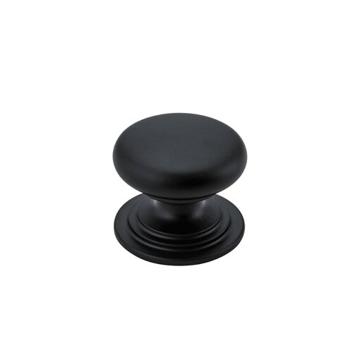 Iver Sarlat Cupboard Knob Handle 38mm Matt Black 0565