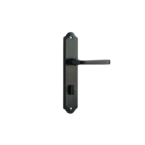 Iver Annecy Lever on Shouldered Backplate Privacy Signature Brass 10720P85