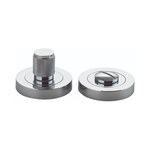 Iver Brunswick Privacy Turn Round Concealed Fix 52mm Polished Chrome 9414