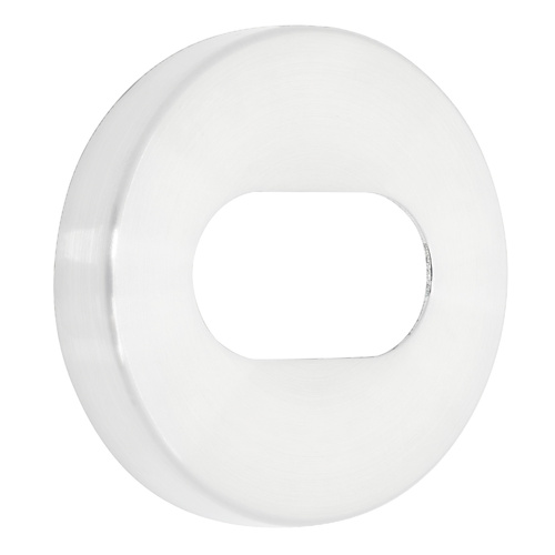 Barben Oval Cylinder Escutcheon Matt White BA-OCE-MW