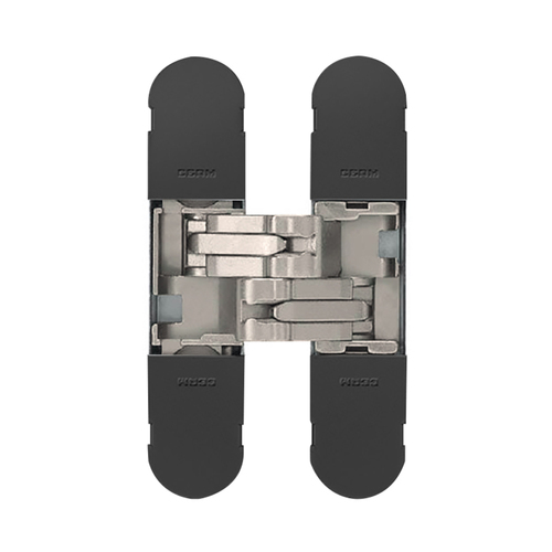 Bellevue Ceam 3D Invisible Concealed Door Hinge 40kg Matt Black BAC1129BL