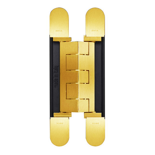 Bellevue Ceam 3D Fully Adjustable Concealed Hinge For Doors Up to 230Kg Polished Brass 1432WPB