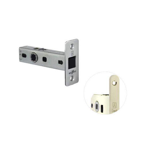 Bellevue Bonaiti Door Magnetic Passage Latch 60mm Backset Polished Brass BL001PB