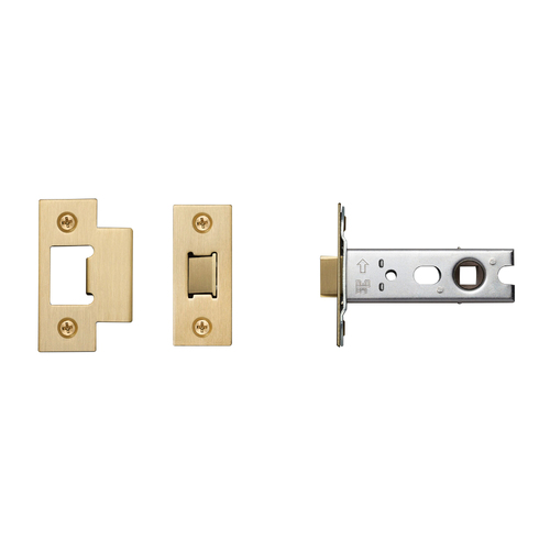 Buster and Punch Tubular Latch for Door Handle 57mm Brass GLL-051160