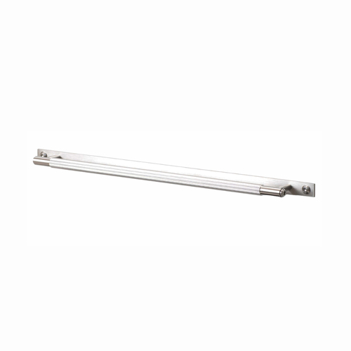 Buster and Punch Linear Cabinet Pull Bar Handle with Plate 390mm Steel GPB-07310