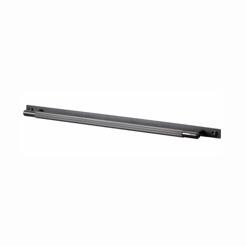 Buster and Punch Linear Cabinet Pull Bar Handle with Plate 390mm Gun Metal GPB-35314