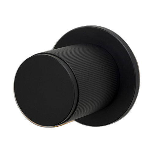 Buster and Punch Door Knob set Linear Welders Black RDK-481052