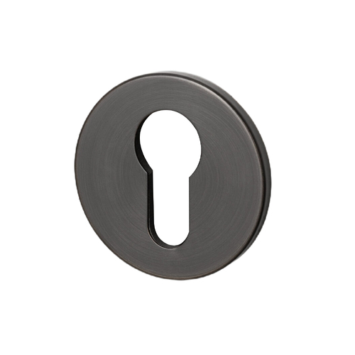 Buster and Punch Euro Cylinder Escutcheon Smoked Bronze UK-CYL-35-SM-A