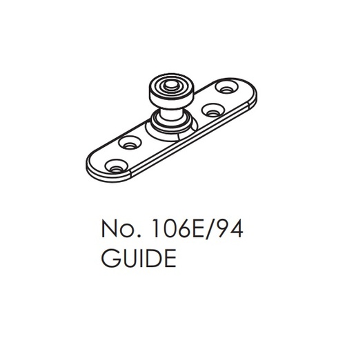 Brio 106E/94 Guide Edge Fix Cast stainless plate with single precision bearing
