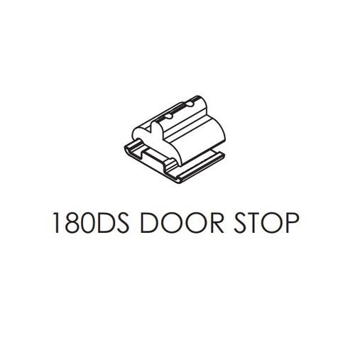 Brio Door Stop 180DS For Single Run 180KG Top Hung Straight Sliding Panels