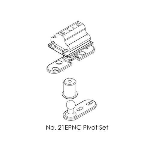 Brio Top and Bottom Pivot Set Top Hung Folding Panels 25kg - Available in Various Function