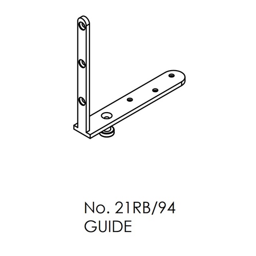 Brio 21RB94 94 Series Guide Stainless Steel Angle Plate and Precision Bearing