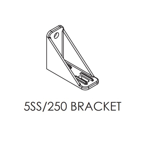 Brio 5SS250 Double Face Fitted Heavy Duty Bracket Cast Stainless Steel