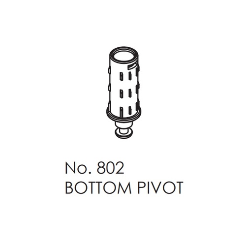 Brio Bottom Pivot 802 For Multifold 30KG Top Hung Interior Folding Partitions
