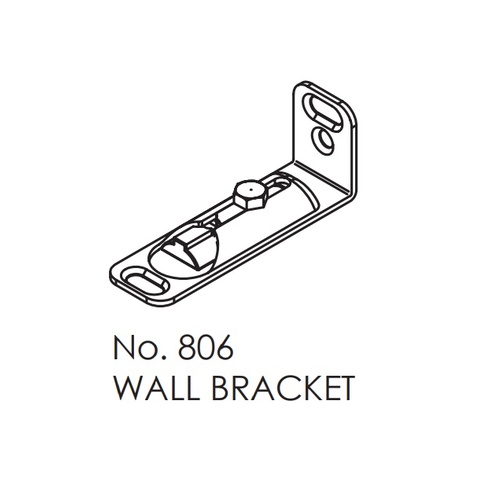 Brio Wall Bracket 806 For Multifold 30KG Top Hung Interior Folding Partitions