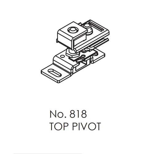 Brio Top Pivot Assembly 818 For Multifold 30KG Top Hung Folding Partitions